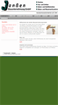 Mobile Screenshot of janssen-bau.com